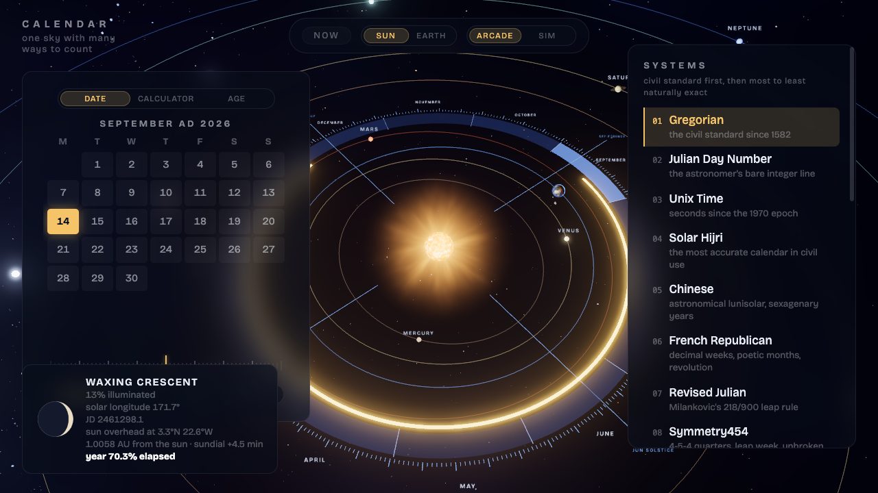 Calendar, Screenshot 1
